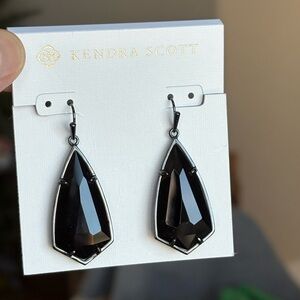 Kendra Scott Onyx Black Geometric Earrings
